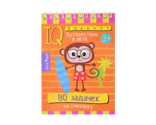 Умный блокнот. 80 задачек на смекалку. Путешествие в лето 3+ Тимофеева Т.В.