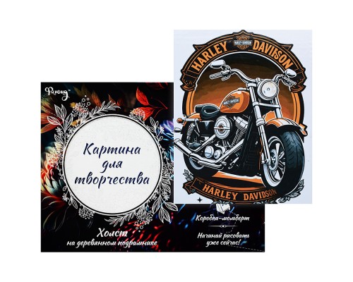 Картина по номерам 30х40 "Легенда дороги" (13 цветов)