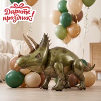 Интерьерное украшение Фигура-шар "Динозавр" (трицератопс)