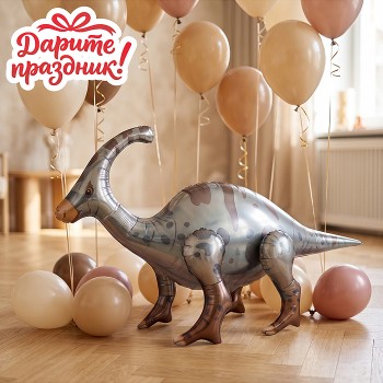 Интерьерное украшение Фигура-шар "Динозавр" (паразауролоф)