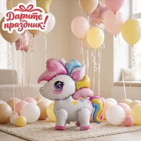 Интерьерное украшение  Фигура-шар "Единорожки"