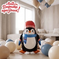 Интерьерное украшение  Фигура-шар "Пингвиненок"