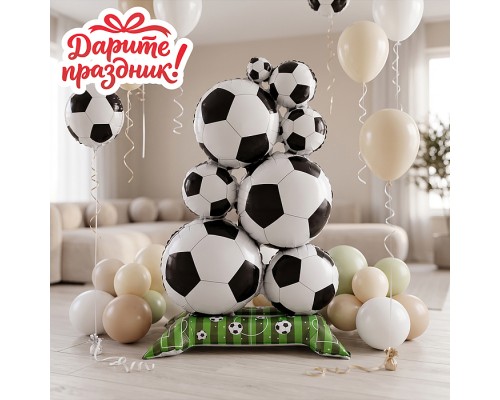 Интерьерное украшение  Фигура-шар "Футбол"