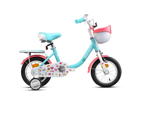 Велосипед 12" Rocket Bella, цвет бирюзовый