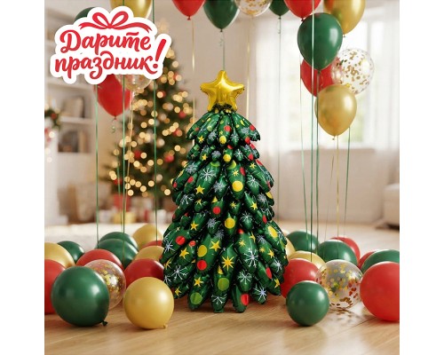 Интерьерное украшение Фигура-шар "Новогодняя елочка"