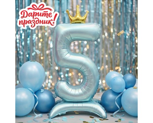 Интерьерное украшение Фигура-шар "Цифра 5"