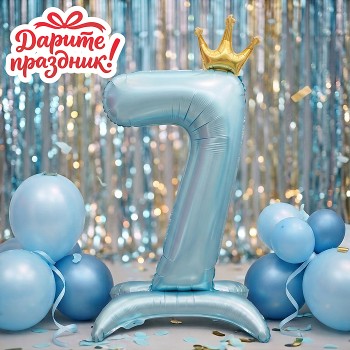 Интерьерное украшение Фигура-шар "Цифра 7"