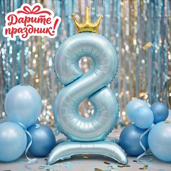 Интерьерное украшение Фигура-шар "Цифра 8"