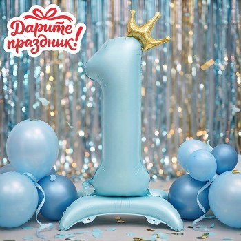 Интерьерное украшение Фигура-шар "Цифра 1"