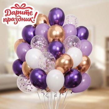 Украшение интерьерное Фонтан из шаров "Шарм" 40 шт.