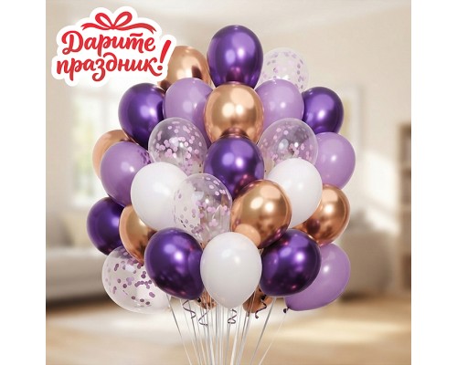 Украшение интерьерное Фонтан из шаров "Шарм" 40 шт.