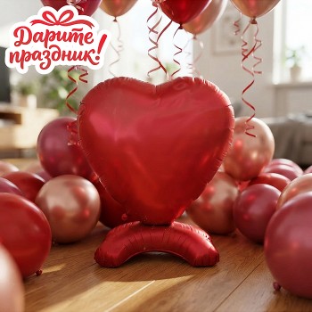 Интерьерное украшение Фигура-шар "Сердечко"