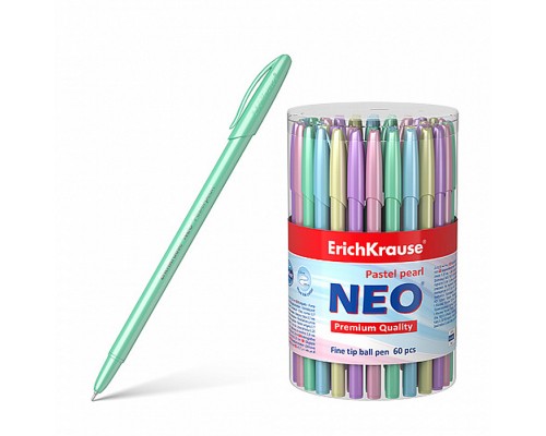 Ручка шариковая Stick Pastel 0.7, Super Glide Technology, цвет чернил синий (в тубусе по 60 шт.)