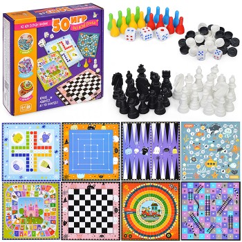 Игра настольная "50 игр для всей семьи"