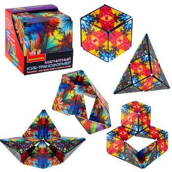 Магнитный куб-трансформер 3D-Мистика ВOX 6,2x6,2x6,2cм,