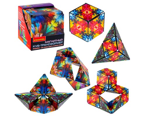 Магнитный куб-трансформер 3D-Мистика ВOX 6,2x6,2x6,2cм,