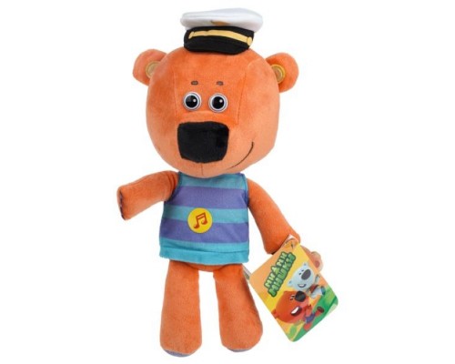 Игрушка мягкая "Ми-ми-мишки" Кеша моряк, 21см, муз. чип, в пакете