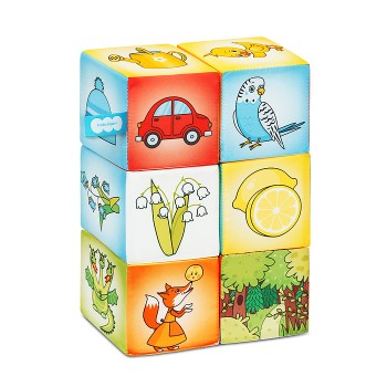 Игрушка кубики "Азбука цвета"