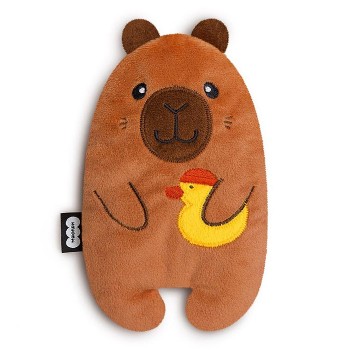 Игрушка с вишневыми косточками "Капибара с уточкой"