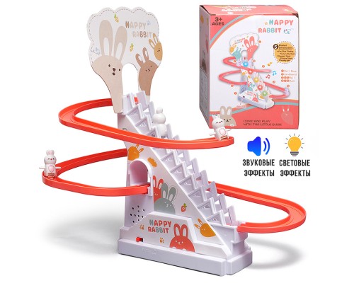 Игровой набор Горки "Кроличья дорога" (звук) в коробке