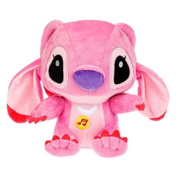 Мягкая игрушка герой мультфильма 20см, розовый, озвуч., в пакете
