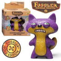 Коллекционная фигурка Шоколадный Зайчонок, 1 шт. в коробке с окном, Fuggler Gold Edition