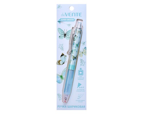 Ручка шариковая автоматическая "Aroma Perfume" d=0,7 мм, ультра гладкое письмо, пластиковый корпус с клипом и ароматизированным каучуковым держателем с фруктово-травяными нотками, цвет чернил синий, в блистерной упаковке