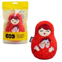 Игрушка с вишнёвыми косточками "Матрёшка с лошадкой"