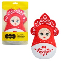 Игрушка с вишнёвыми косточками "Русская Матрёшка"