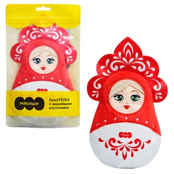 Игрушка с вишнёвыми косточками "Русская Матрёшка"