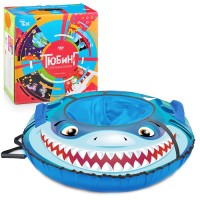 Игрушка. Тюбинг с круговым дизайном 70см (с акулой)