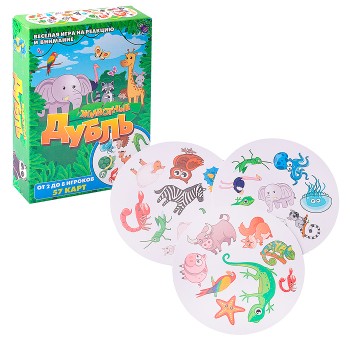 Настольная игра Дубль "Животные"