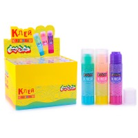 Клей-карандаш цветной 15 г для бумаги, картона PVP прозрачный