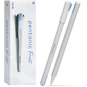 Ручка гелевая Pentonic Frost 0,6 мм черный кругл. корп.
