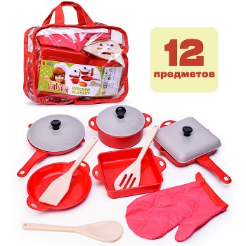 Набор посуды "Машенька", 12 предметов, в сумке