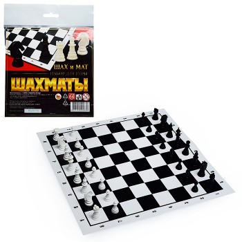 Набор для игры "Шахматы" в европодвесе, материал пластмасса