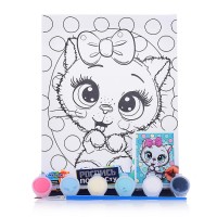 Холст для росписи 15*20 "Кошечка"