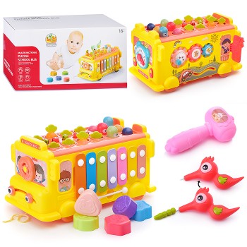 Развивающая игрушка "Каталка-стучалка" в коробке