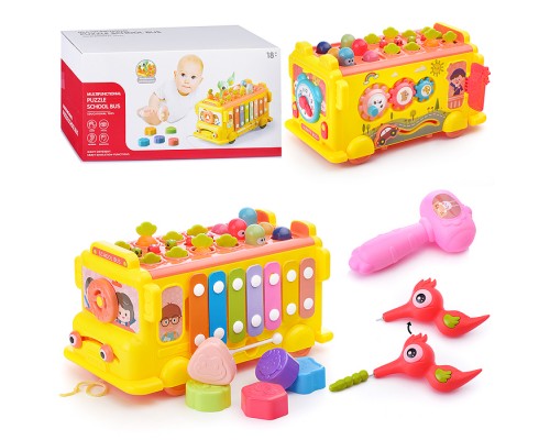 Развивающая игрушка "Каталка-стучалка" в коробке