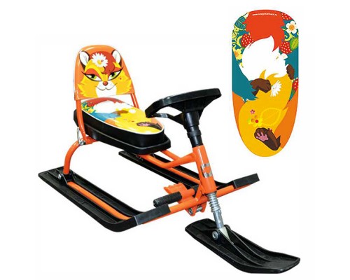 Игрушка спортивная транспортная из металла &laquo;SNOWKAT&raquo; 116 "Comfort Animals" со складной спинкой (Лиса)