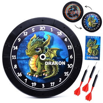 Дартс круглый d 50 (+3 дротика) "Dracon"+ блокнот
