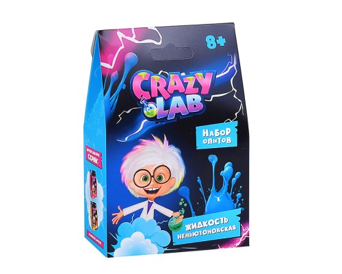 Научно-познавательный набор "Неньютоновская жидкость" модели Crazy Lab