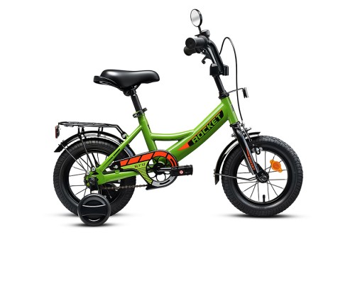 Велосипед 12" Rocket Sly, цвет зеленый