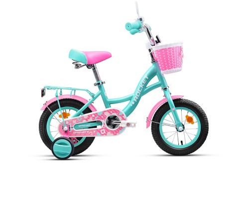 Велосипед 12" Rocket Little Lady, цвет бирюзовый