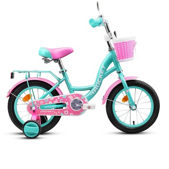 Велосипед 14" Rocket Little Lady, цвет бирюзовый