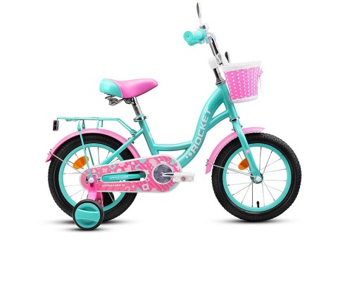 Велосипед 14" Rocket Little Lady, цвет бирюзовый