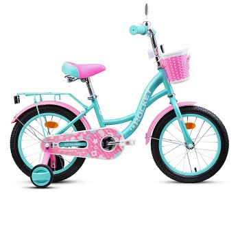 Велосипед 16" Rocket Little Lady, цвет бирюзовый