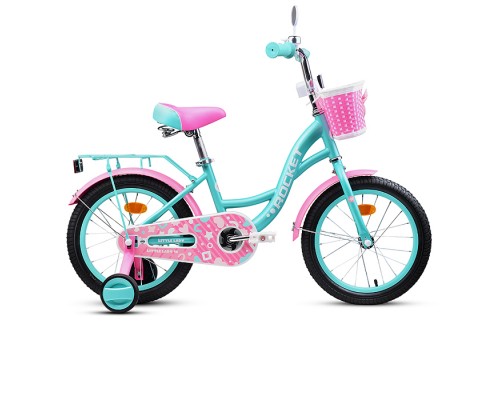 Велосипед 16" Rocket Little Lady, цвет бирюзовый