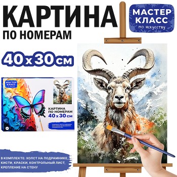 Картина по номерам "Властелин горы" 40*30 см.