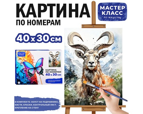 Картина по номерам "Властелин горы" 40*30 см.